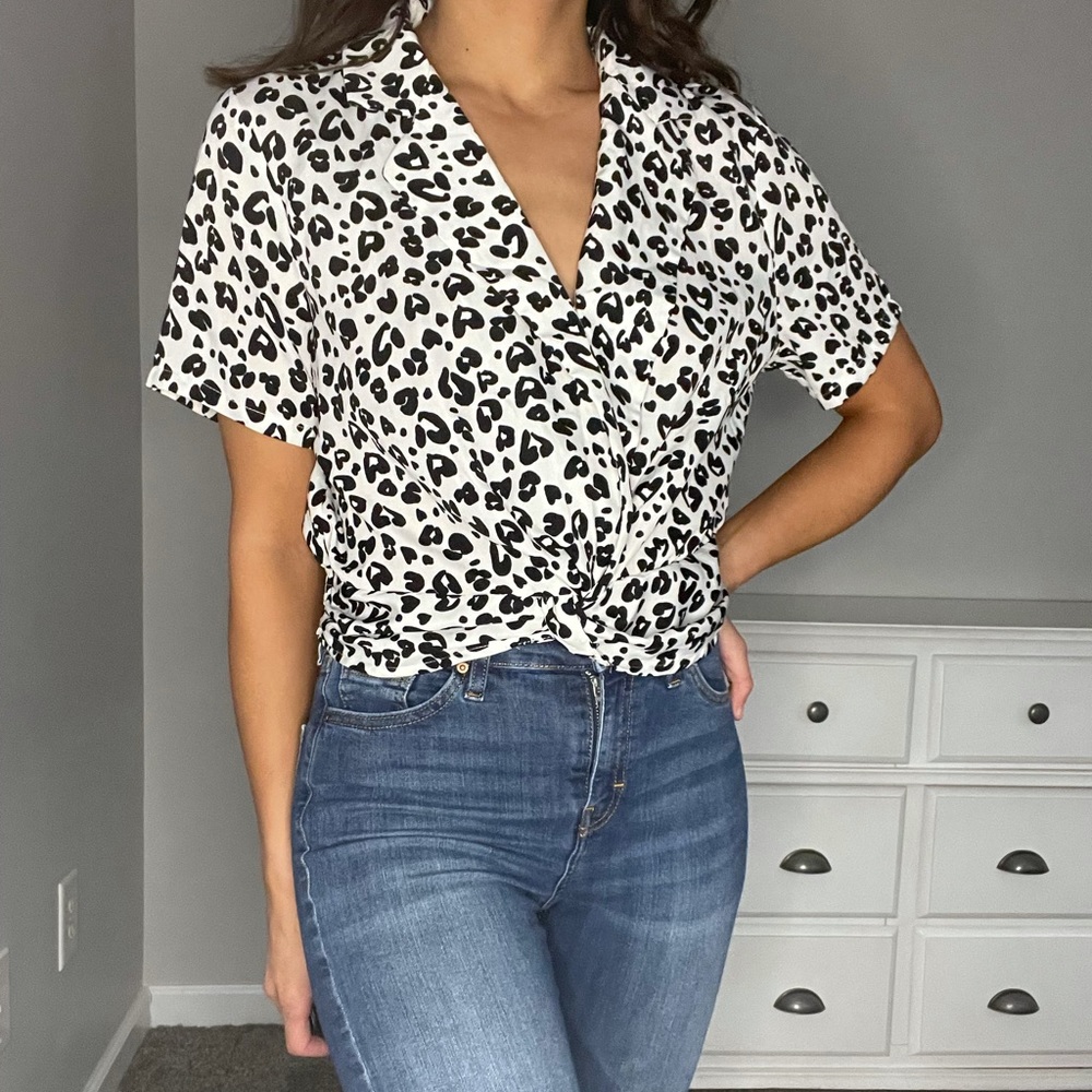 Lush Leopard Print Top